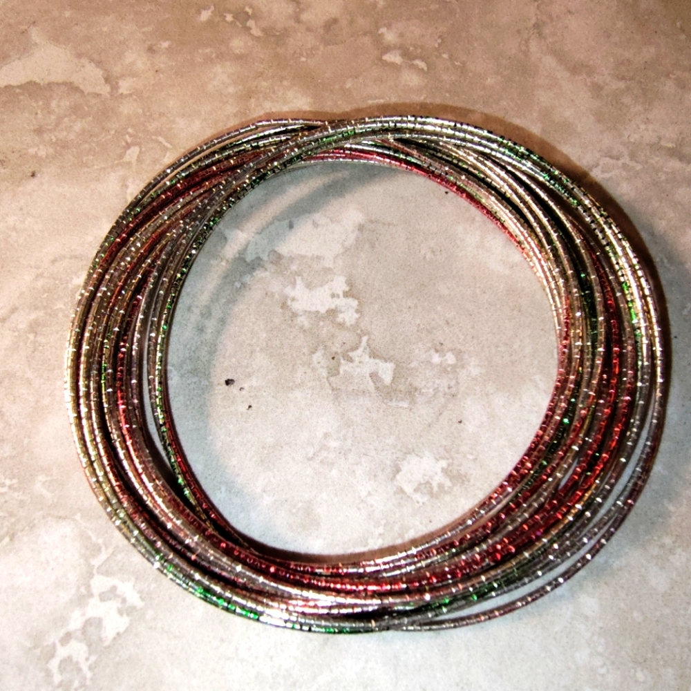Rainbow Metallic Bracelet | Multi-Bracelet Design